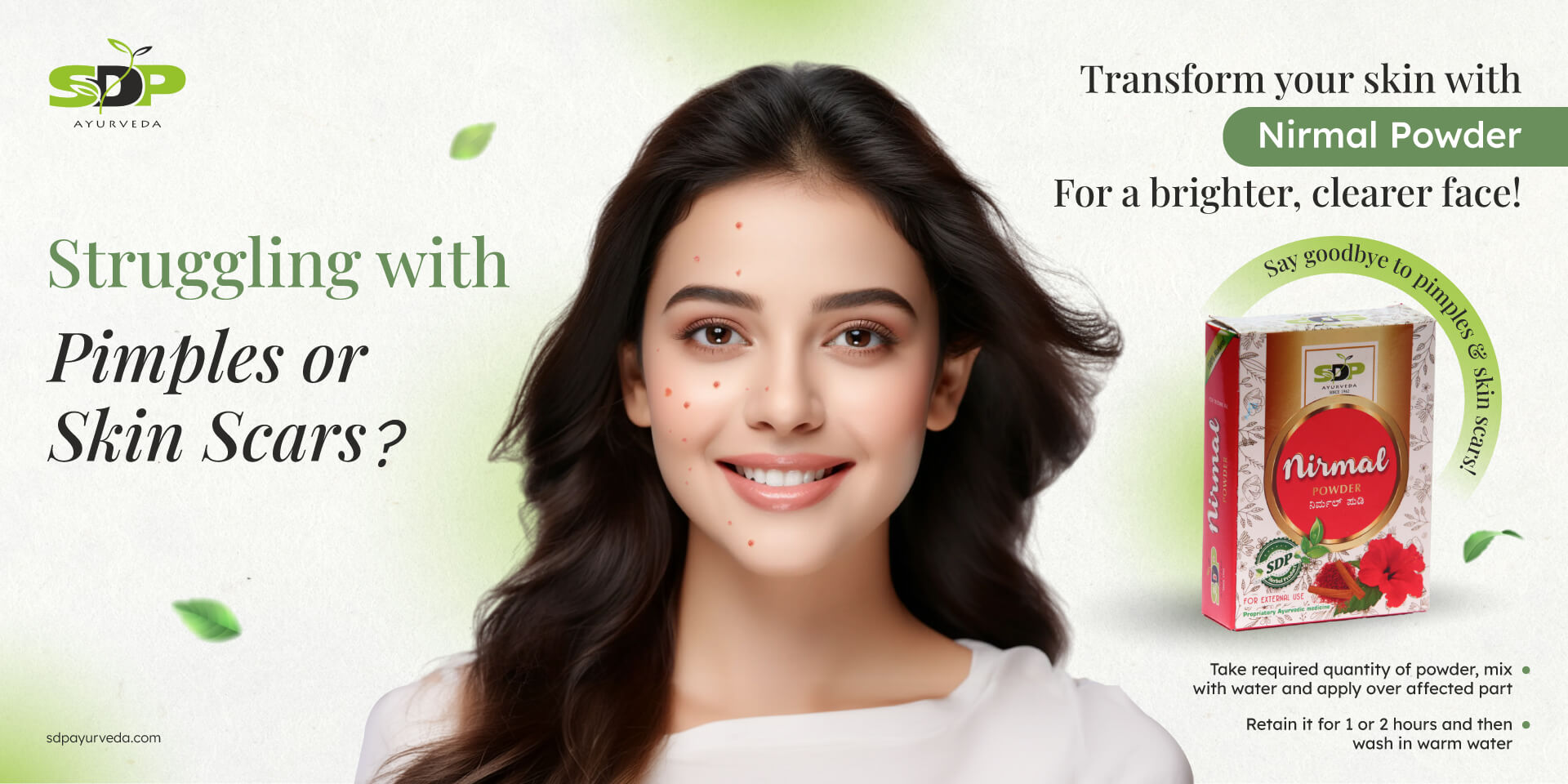 Nirmal Powder - Banner